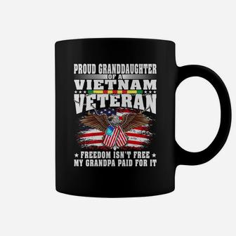 Proud Granddaughter Of Vietnam Veteran - Freedom Isn't Free Coffee Mug | Crazezy DE