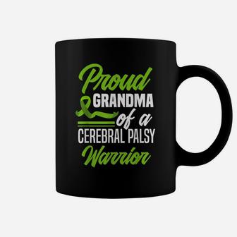 Proud Grandma Of A Cerebral Palsy Warrior Cerebral Palsy Coffee Mug | Crazezy