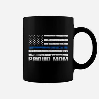 Proud Mom American Flag Coffee Mug | Crazezy CA