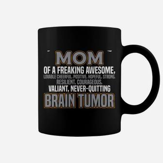 Proud Mom Brain Tumor Awareness Survivor Women Girl Coffee Mug | Crazezy