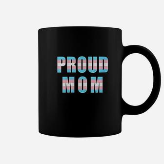 Proud Mom Trans Pride Flag Transgender Equality Mother Lgbtq Coffee Mug | Crazezy