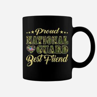 Proud National Guard Best Friend Dog Tags Heart Buddy Gift Coffee Mug | Crazezy