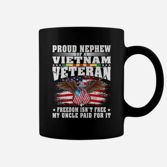 Proud Nephew Of Vietnam Veteran - Military Vet's Family Gift Coffee Mug | Crazezy AU