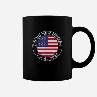 Proud New Citizen Usa 2020 Citizenship Gift American Flag Coffee Mug - Thegiftio UK