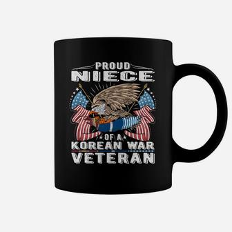 Proud Niece Of Korean War Veteran Military Vet's Family Gift Sweatshirt Coffee Mug | Crazezy