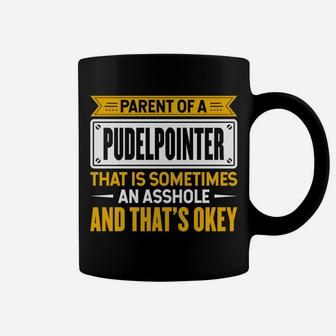 Proud Parent Of A Pudelpointer Funny Dog Owner Mom & Dad Coffee Mug | Crazezy UK