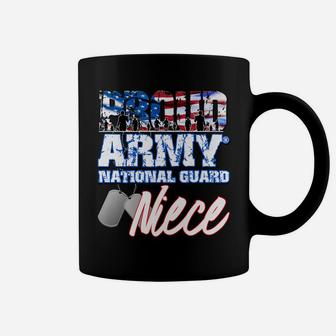 Proud Patriotic Army National Guard Niece Usa Flag Women Coffee Mug | Crazezy