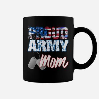 Proud Patriotic Usa Army Mom Usa Flag Military Mothers Day Coffee Mug | Crazezy DE