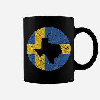 Proud Texan-Swedish Heritage From Texas Sweden Home Pride Coffee Mug | Crazezy CA