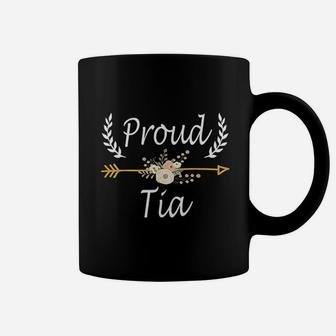 Proud Tia Cute Mothers Day Gifts Coffee Mug | Crazezy