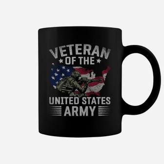 Proud Usa Flag Veteran Of The United States Army Veteran Coffee Mug | Crazezy