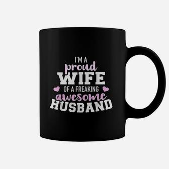 Proud Wife Husband Wedding Anniversary Coffee Mug | Crazezy DE