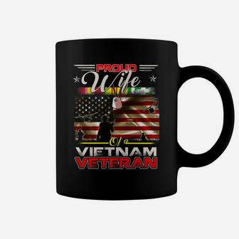 Proud Wife Of Vietnam Veteran Tshirt Gift For Women Coffee Mug | Crazezy CA