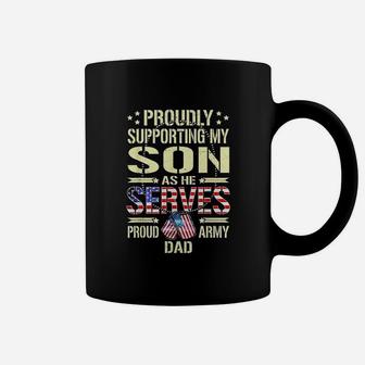 Proudly Supporting My Son As He Serves Coffee Mug | Crazezy