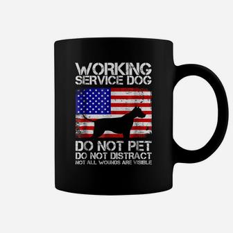Ptsd Service Dog Assistant United States Us Veteran Shirt Coffee Mug | Crazezy