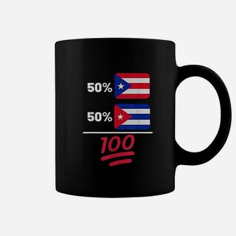 Puerto Rican And Cuban Heritage Flag Coffee Mug | Crazezy