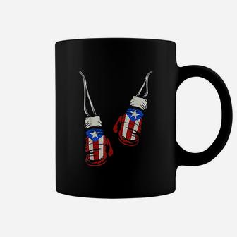 Puerto Rican | Puerto Rico Boxing Gloves Flag Coffee Mug - Thegiftio UK