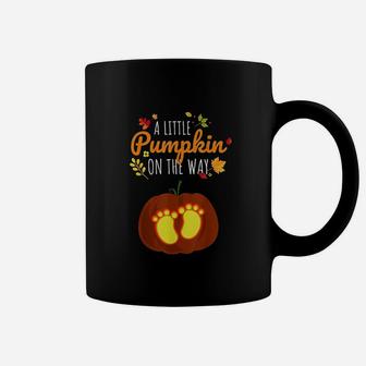 Pumpkin Gifts Cute Expecting Mom Coffee Mug | Crazezy