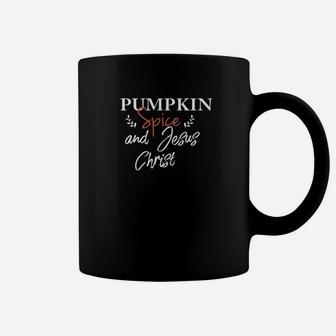 Pumpkin Spice And Jesus Christ Christian Fall Coffee Mug - Thegiftio UK