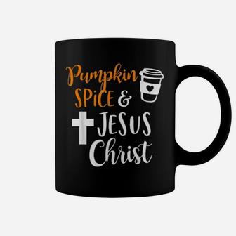 Pumpkin Spice And Jesus Christ Coffee Mug - Monsterry CA