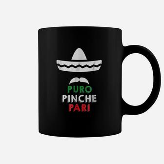 Puro Pinche Pari Funny Mexican Coffee Mug | Crazezy CA