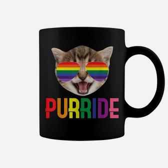 Purride | Cute Funny Lgbqt Cat Lovers Gift Coffee Mug | Crazezy AU