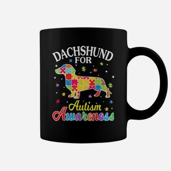 Puzzles Game Body Dog Dachshund For Autism Coffee Mug - Monsterry