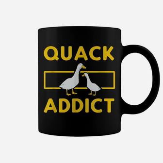 Quack Addict - Funny Duckaholic Duck Hunting Hunter Coffee Mug | Crazezy AU