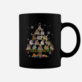 Rabbit Christmas Tree Snow Funny Rabbit Xmas Gift Sweatshirt Coffee Mug | Crazezy