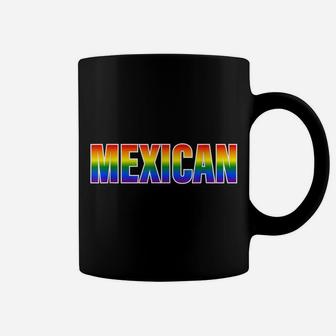 Rainbow Mexican Gay Pride Lgbt Pride Coffee Mug | Crazezy