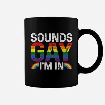 Rainbow Sounds Gay Im In Lgbt Gay Pride Rainbow Pullover Coffee Mug | Crazezy AU