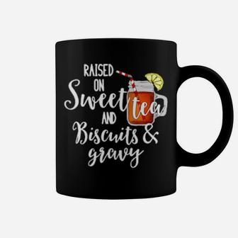 Raised On Sweet Tea & Biscuits & Gravy Coffee Mug - Monsterry UK
