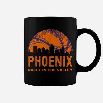 Rally In The Valley Oop Phoenix Az Fans Retro Basketball Coffee Mug | Crazezy