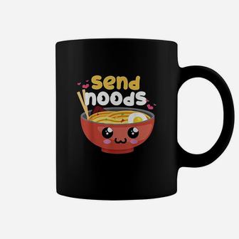 Ramen Lovers Send Noods Funny Japanese Coffee Mug | Crazezy