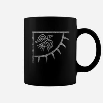 Raven Banner Ragnar Flag Viking Pride Nordic Metal Coffee Mug | Crazezy