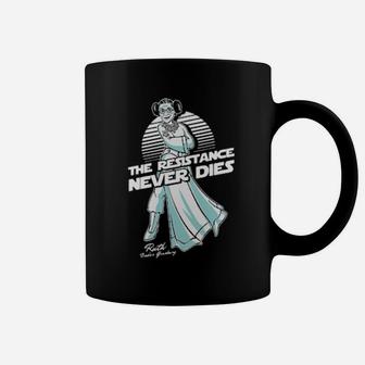 Rbg The Resistance Never Dies Coffee Mug - Monsterry