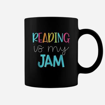 Reading Is My Jam Read Teacher Coffee Mug | Crazezy