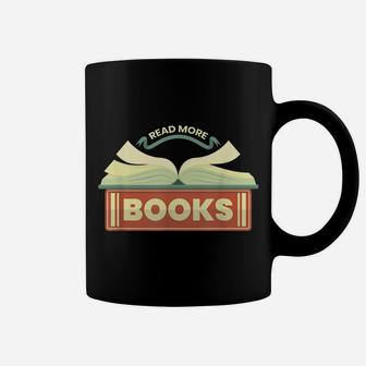 Reading Teacher Read More Books Funny Bookworm Design Coffee Mug | Crazezy UK
