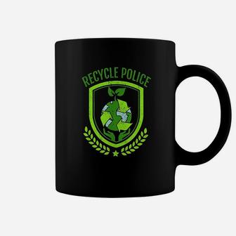 Recycle Police Earth Day Environmental Recyclist Coffee Mug | Crazezy