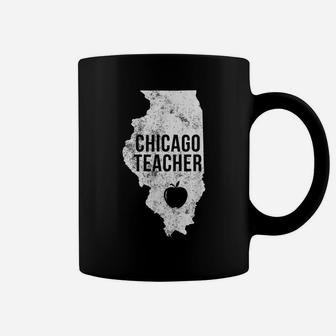 Red For Ed Chicago Teacher Public Education Coffee Mug | Crazezy