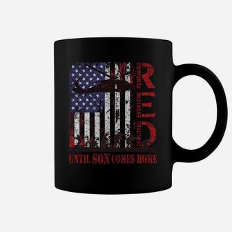Red Friday For My Son Us Flag Army Military Deployed Veteran Coffee Mug | Crazezy