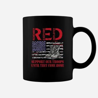 Red Friday Military Support Our Troops Us Flag Army Navy Coffee Mug | Crazezy