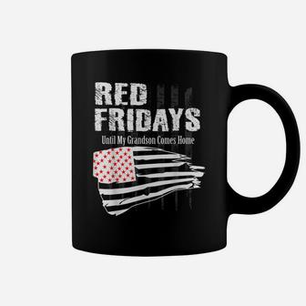 Red Friday Remember Grandson And Everyone Deployed T-Shirt Coffee Mug | Crazezy