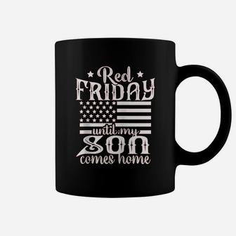 Red Friday Support Military Family Son Zip Coffee Mug | Crazezy UK