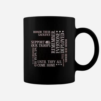 Red Friday Support Our Troops Coffee Mug | Crazezy AU