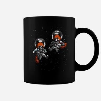 Red Panda Bear Space Astronauts Animal Lover Panda Space Coffee Mug | Crazezy