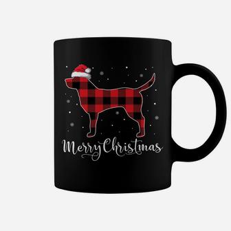 Red Plaid Labrador Retriever Christmas Pajama Gift Dog Lover Coffee Mug | Crazezy