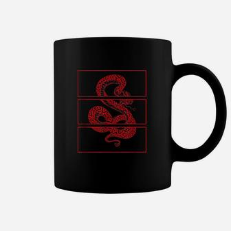 Red Snake Aesthetic Soft Grunge Goth Punk Teen Girls Clothes Coffee Mug | Crazezy