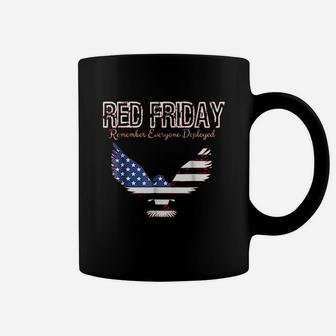 Red Support Our Troops Wear Red On Friday Coffee Mug | Crazezy AU