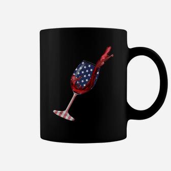 Red Wine Patriotic 4th Of July Coffee Mug - Thegiftio UK